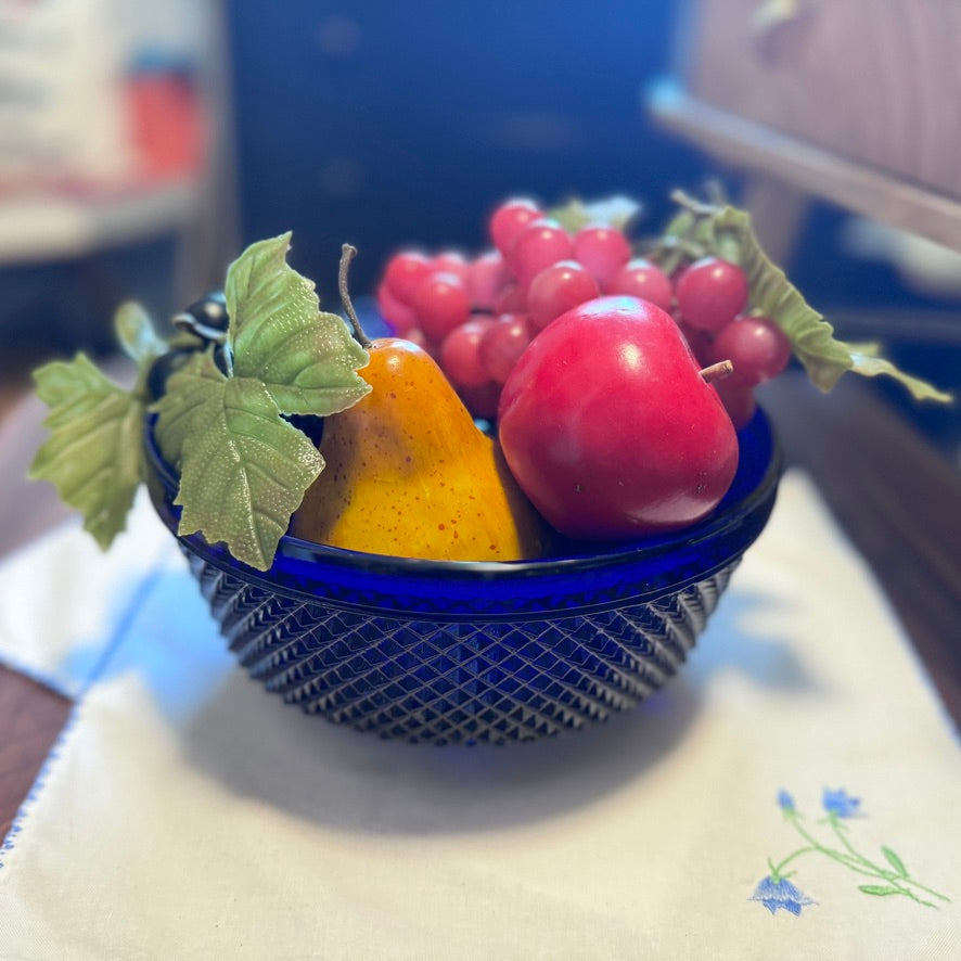 Cobalt Blue Serving/Fruit Bowl