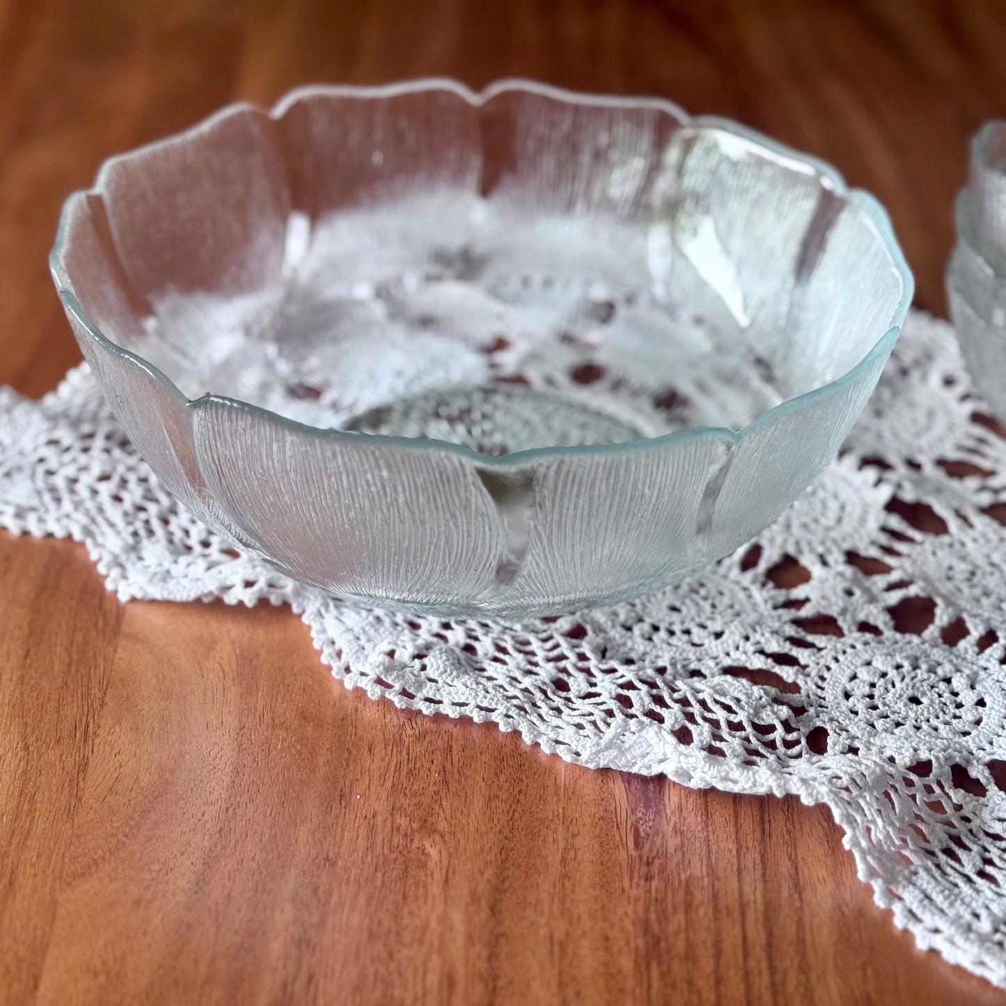 Arcoroc 'Fleur' Dessert/Salad Bowls