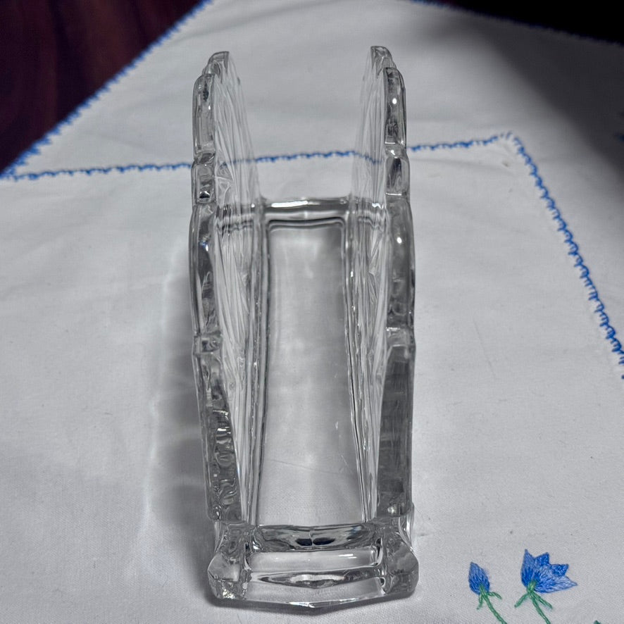 Pinwheel Crystal Napkin Holder