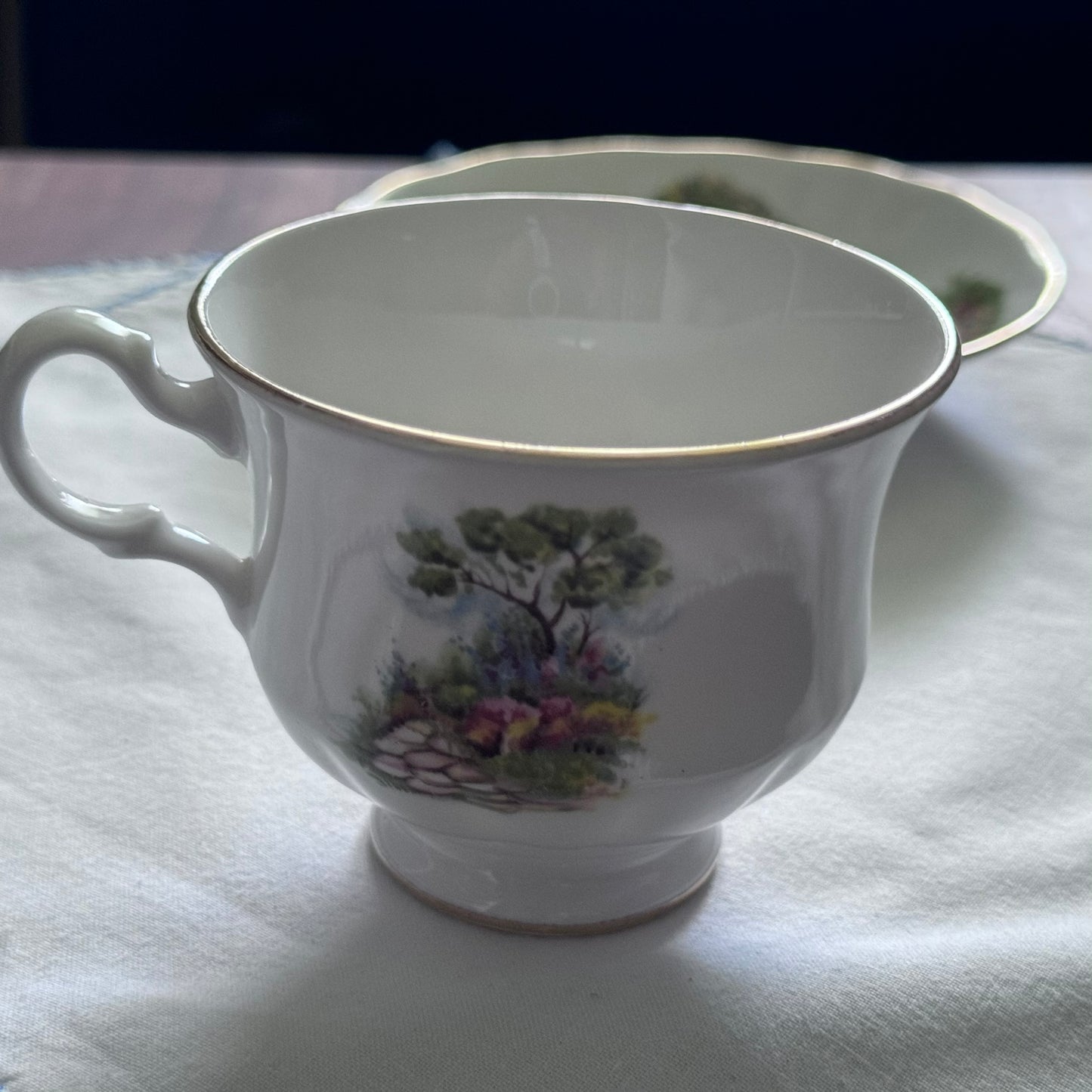 Queen Anne N 8677 TeaCup and Saucer
