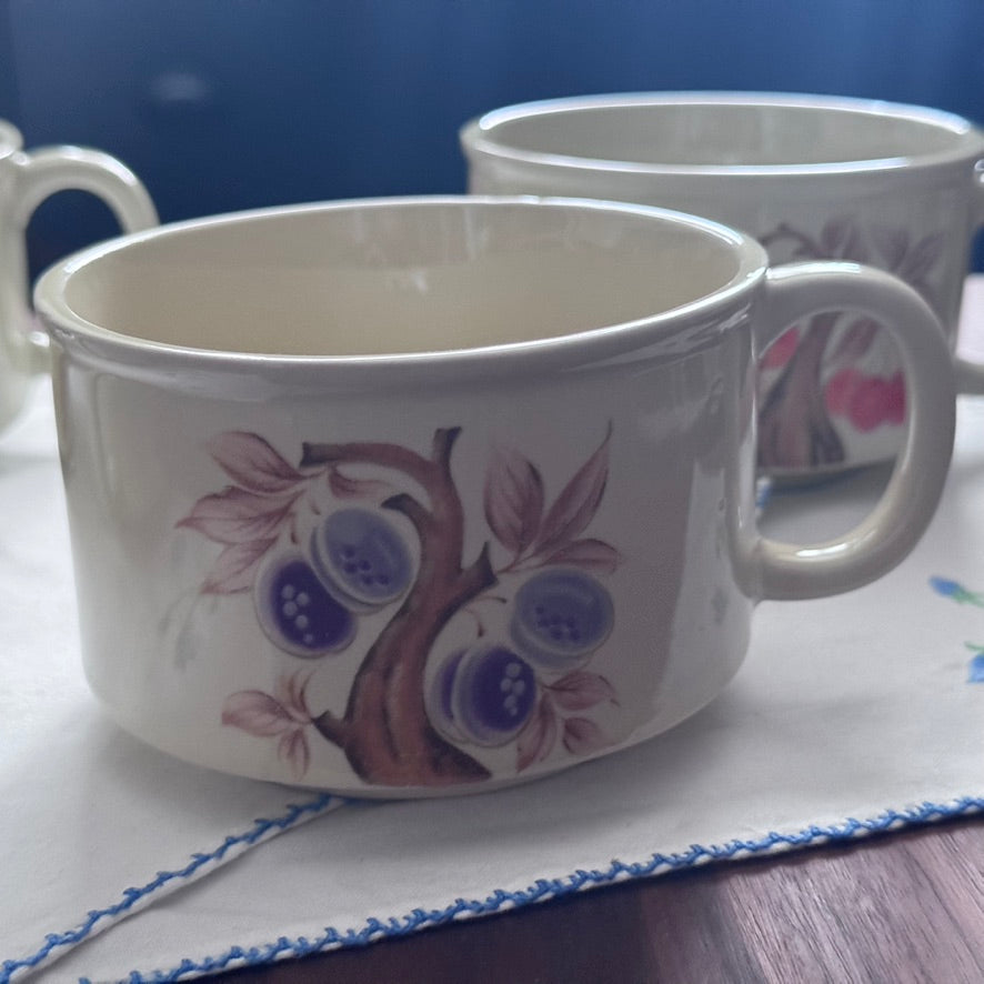 Fruit Pattern Storeware Mugs/Soup Cups