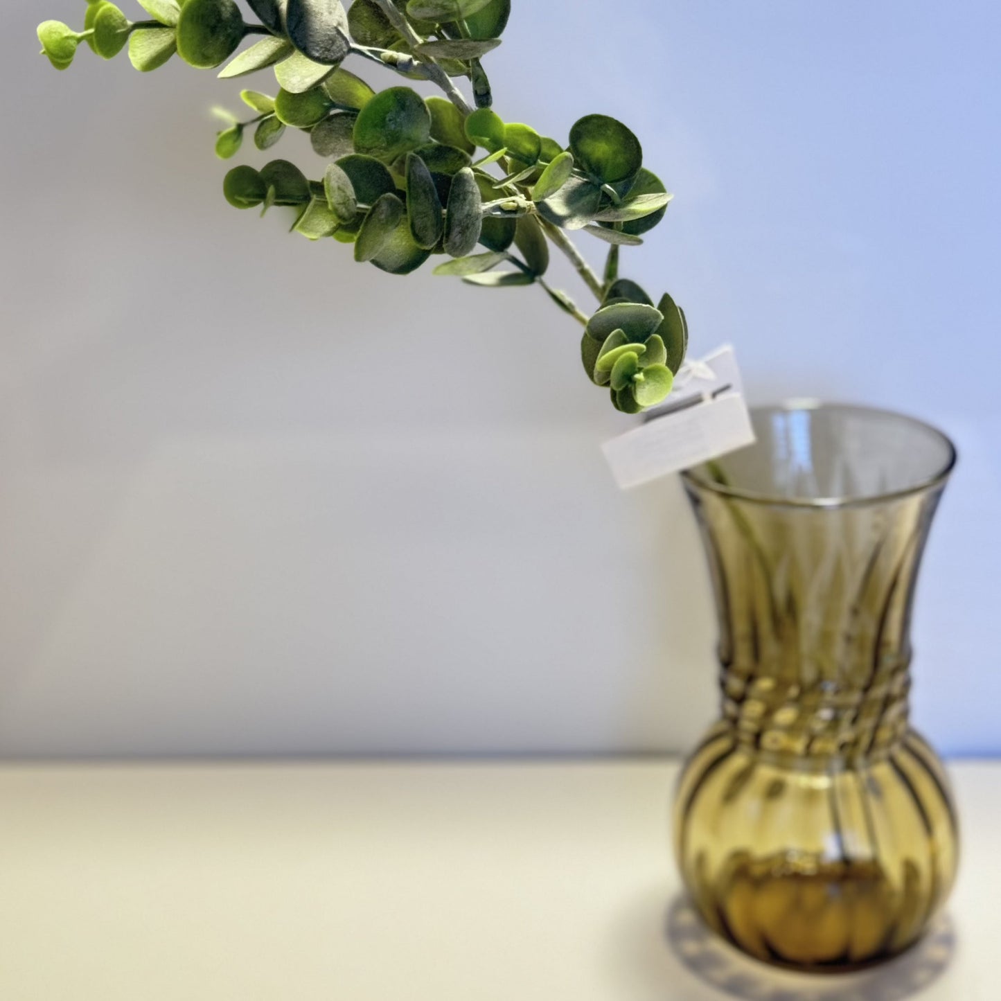Anchor Hocking Brown Glass Vase