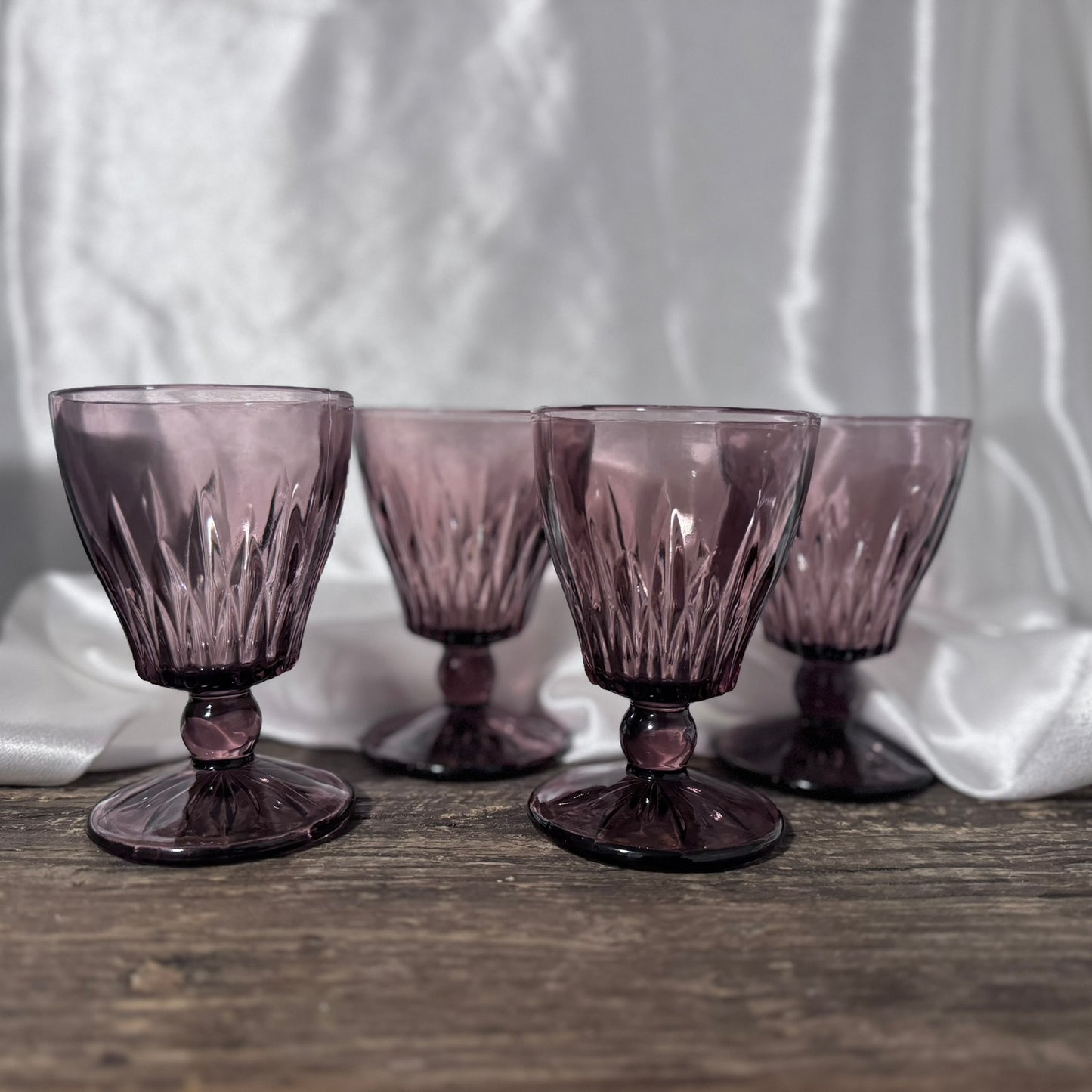 Hazel Atlas Moroccan Amethyst Glasses