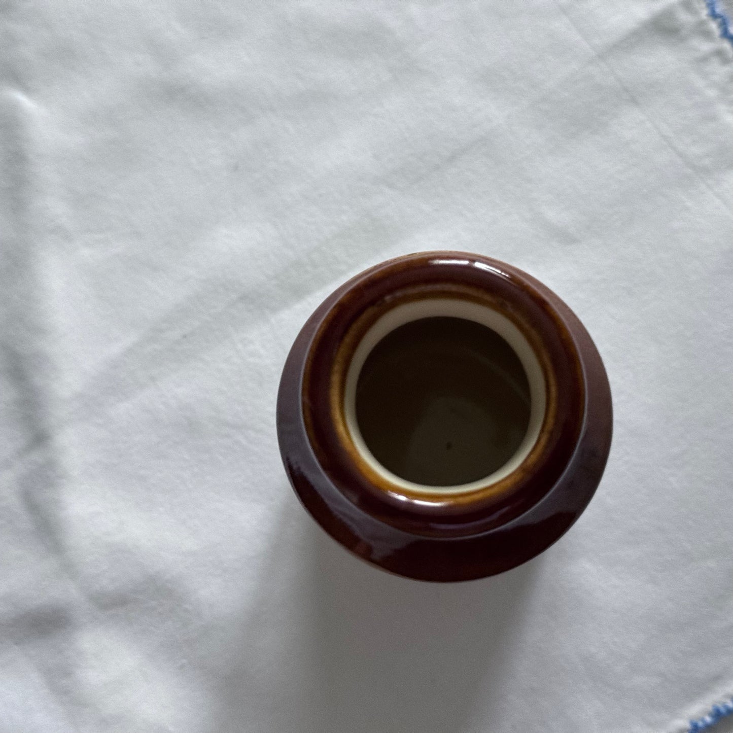 Mint Sauce Mini Pottery Crock