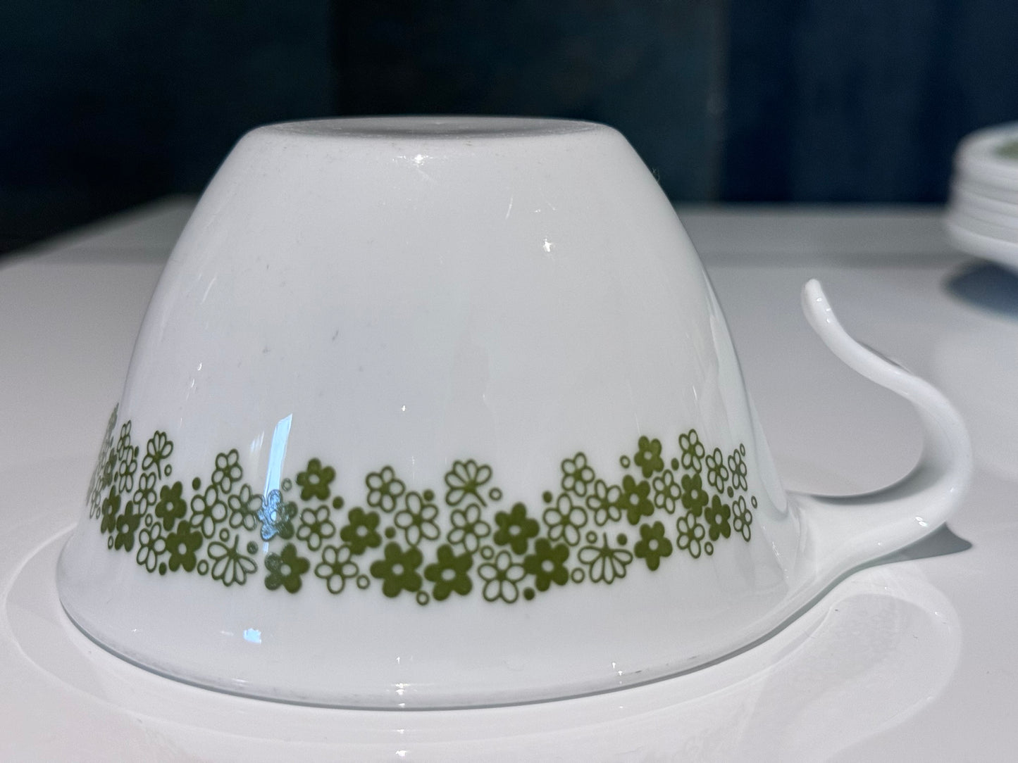Corelle Spring Blossom, Crazy Daisy, Hook Handle, Cups and Saucers
