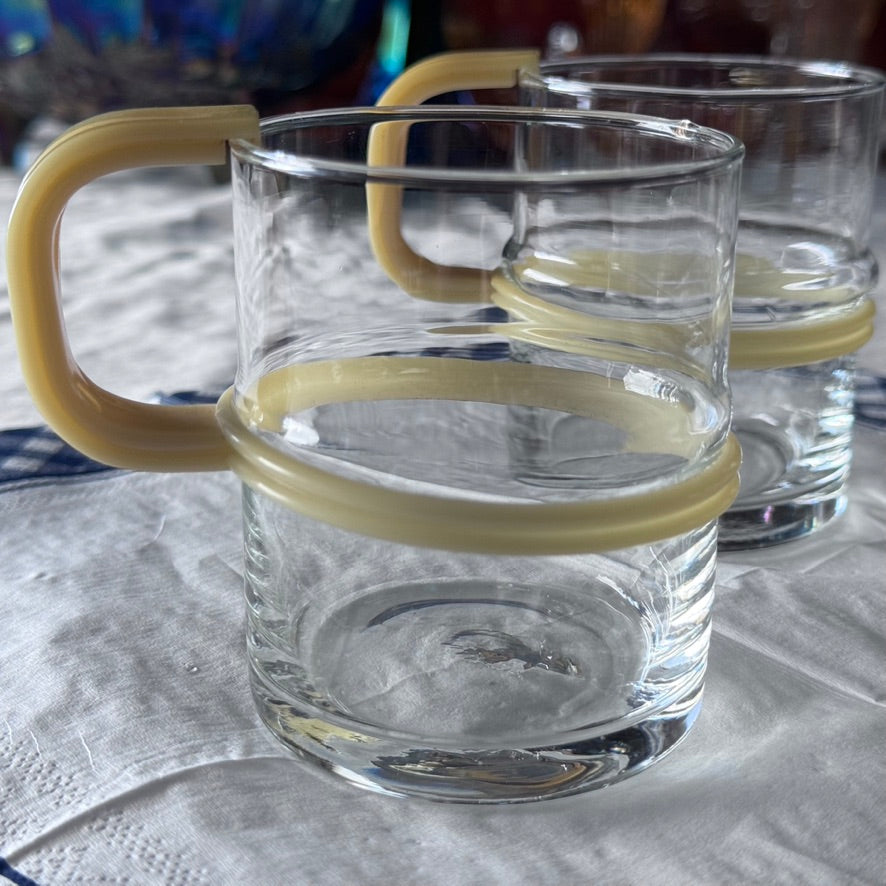 Perma Brew Plastic Handled Glass Cups
