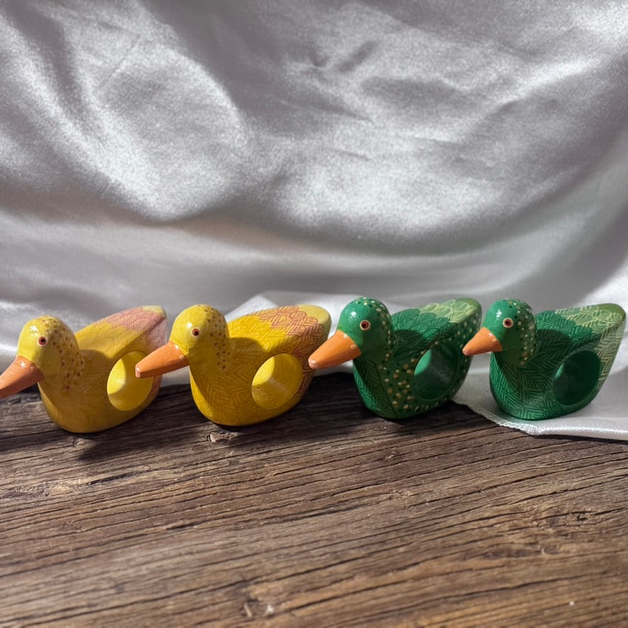 Wooden Duck Napkin Holders