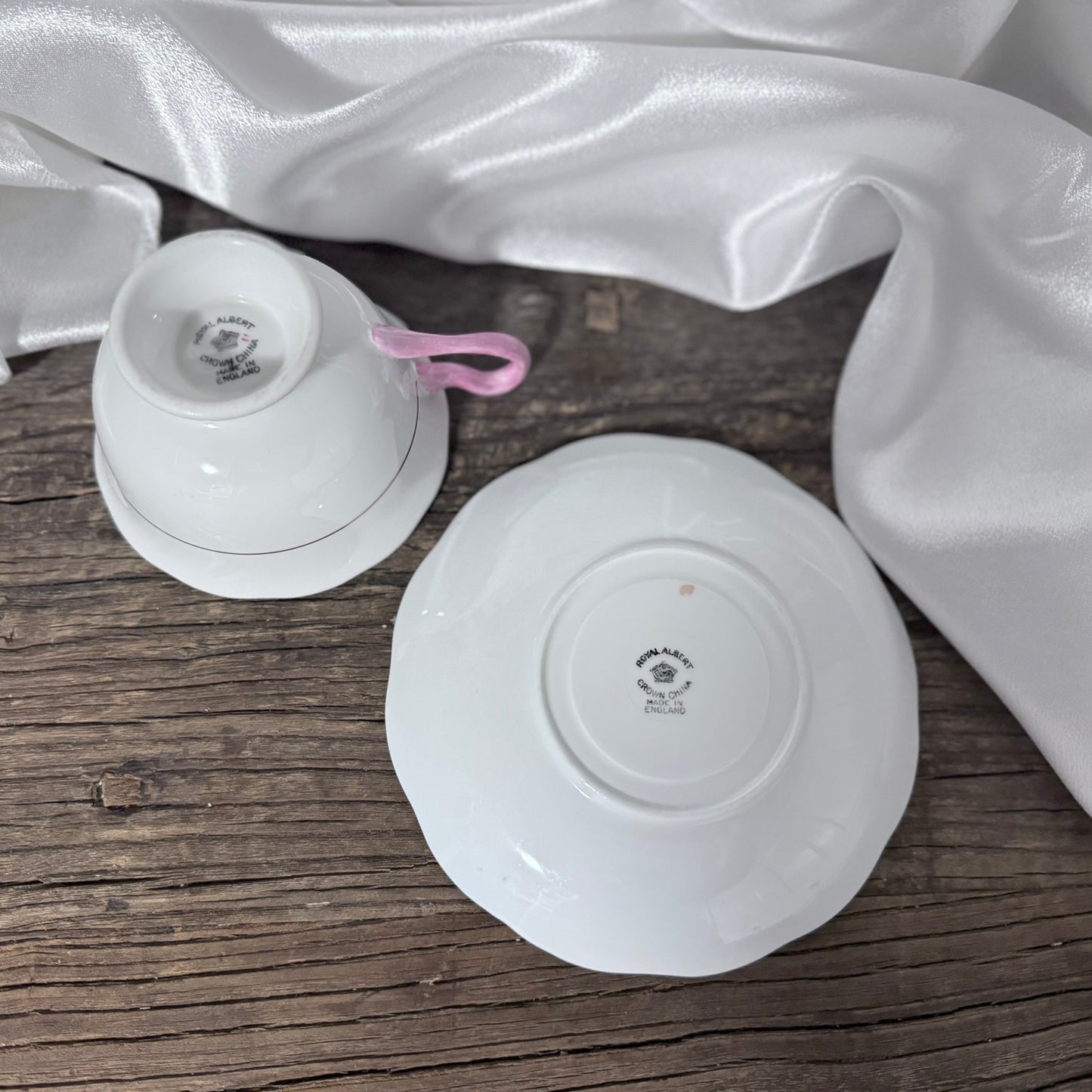 Royal Albert Crown China Tea Cup and Saucer