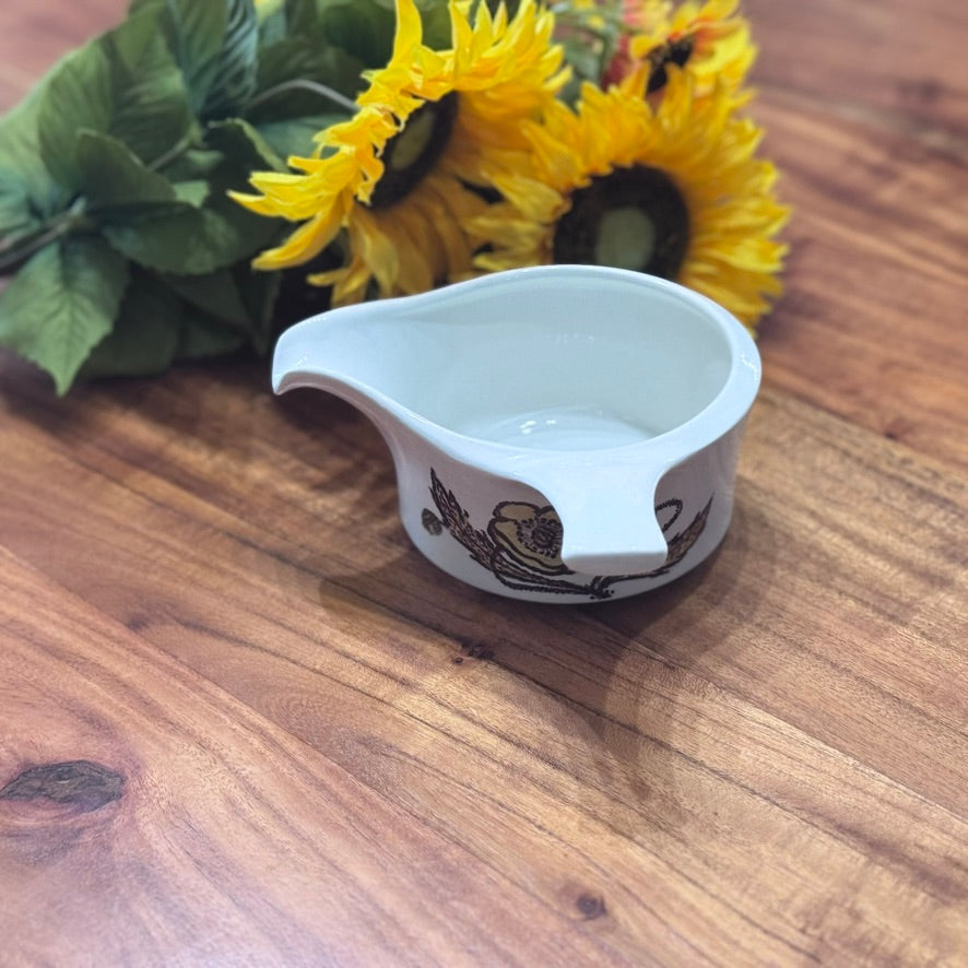 Burleigh England 'Forest Flower' Gravy Boat