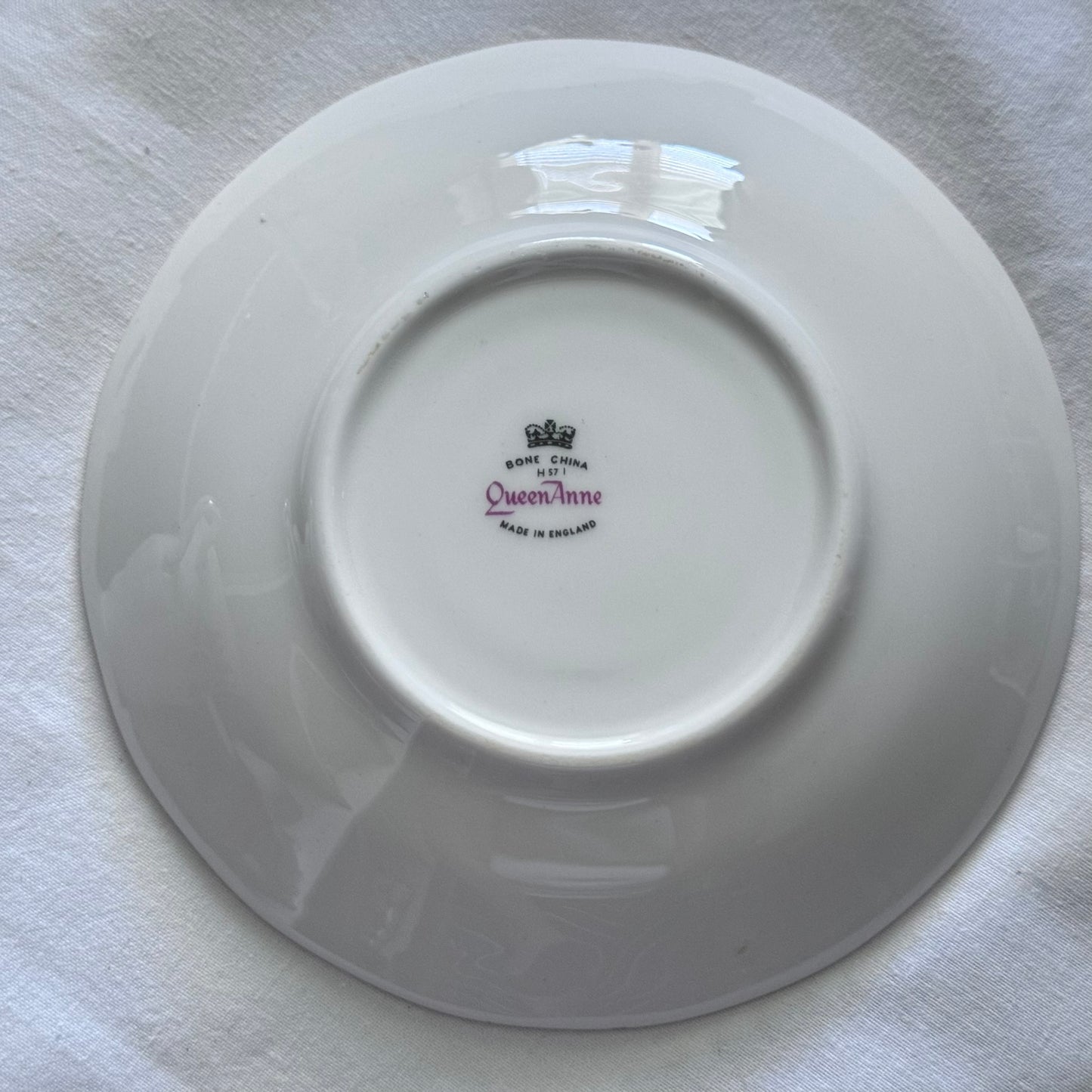 Queen Anne Pattern N 8620 Teacup and Saucer