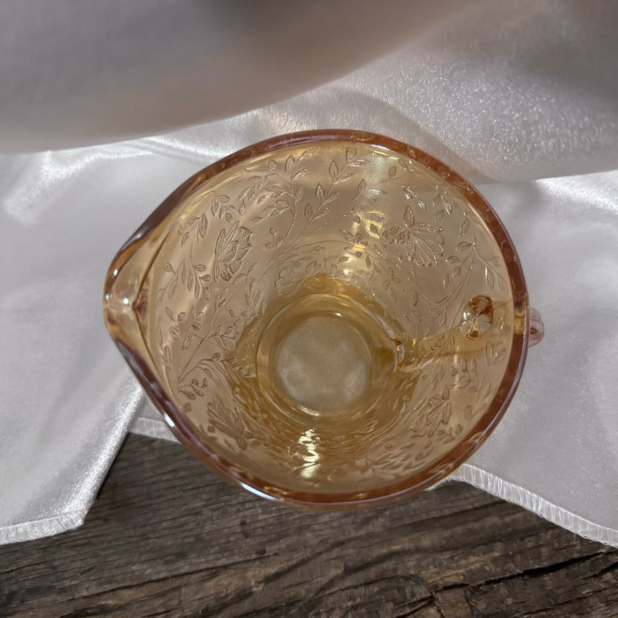 Jeannette Glass Cream and Sugar