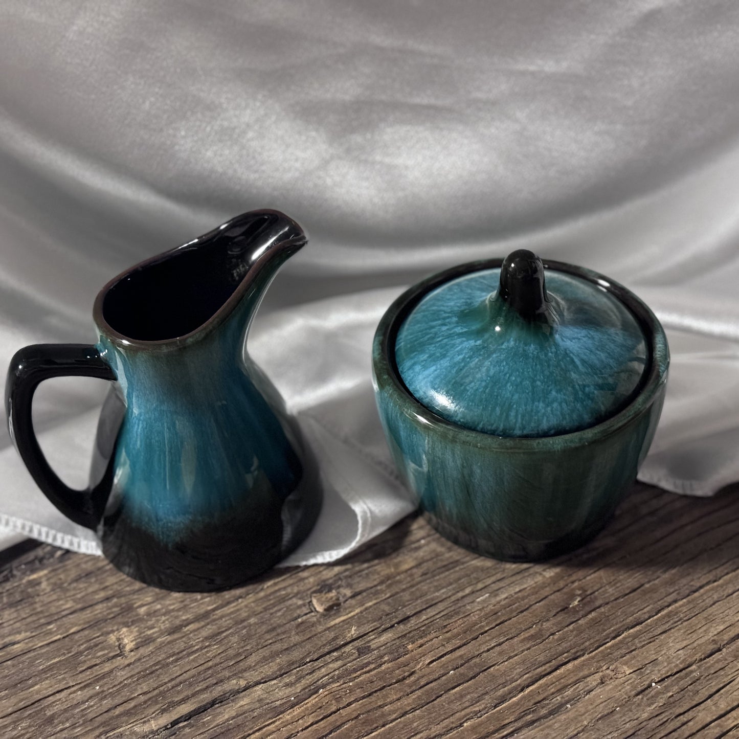 Blue Mountain Pottery Cream and Sugar