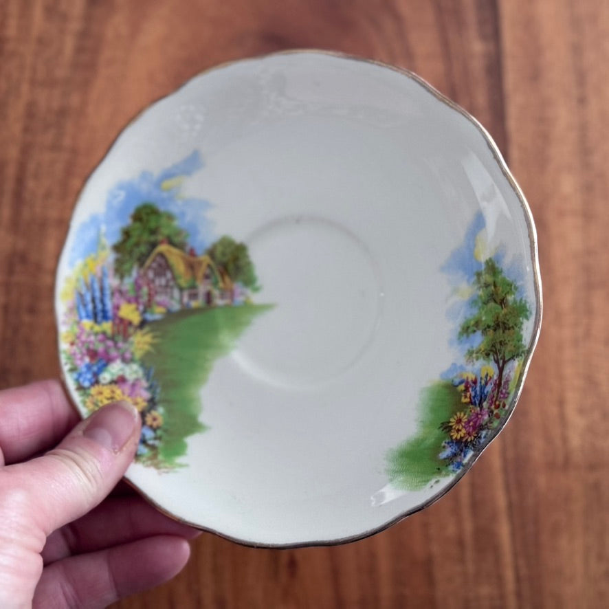 Melba England Teacup & Saucer
