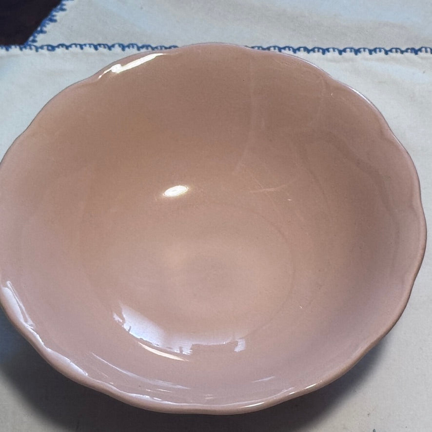 Grindley Peach Petal Scalloped Bowl