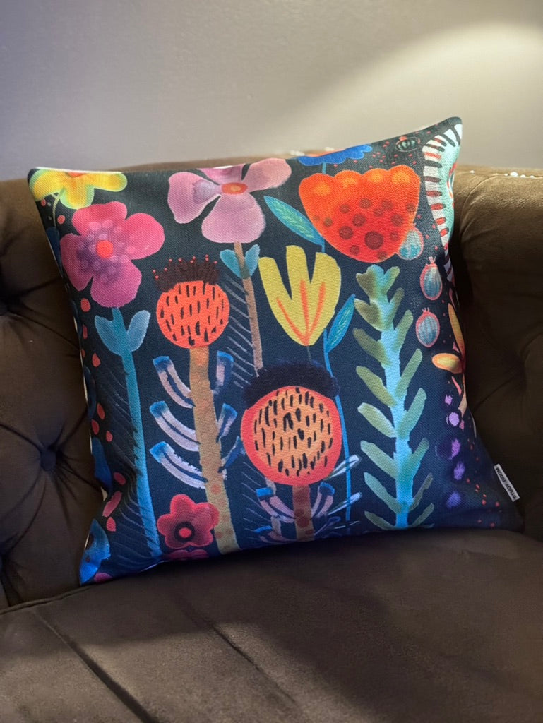 Floral Pillow Cover
