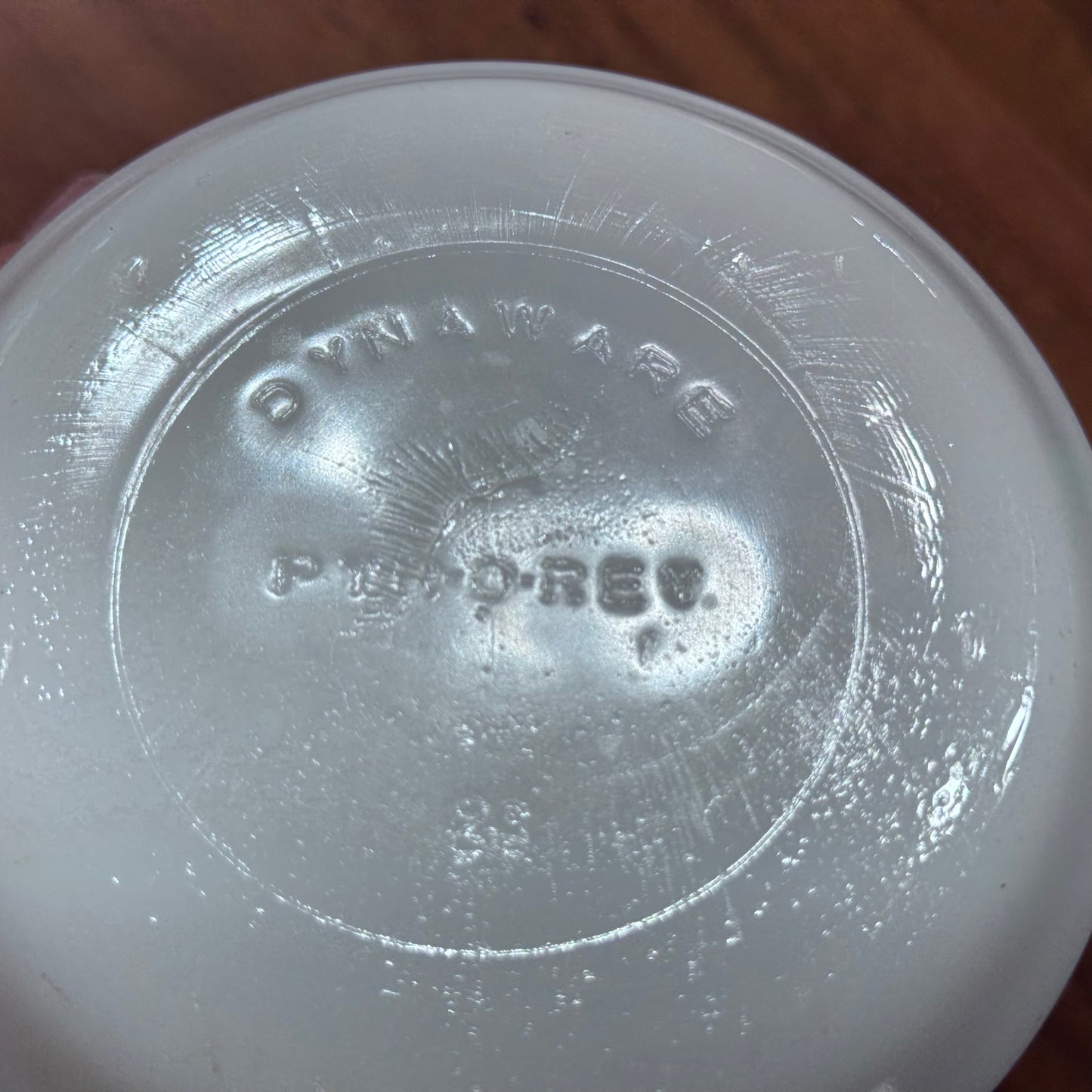 Dynaware PYR-O-REY 'Brown Daisy' Milk Glass Chili/Soup Bowls