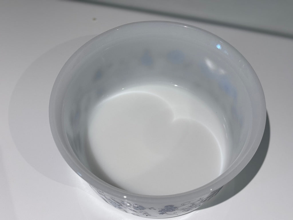 Arcopal France "Blue Onion/ Aster" Large Serving Bowl
