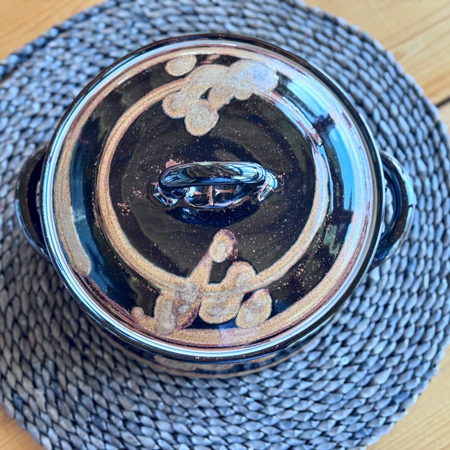 Sanger Canada Pottery Casserole Dish