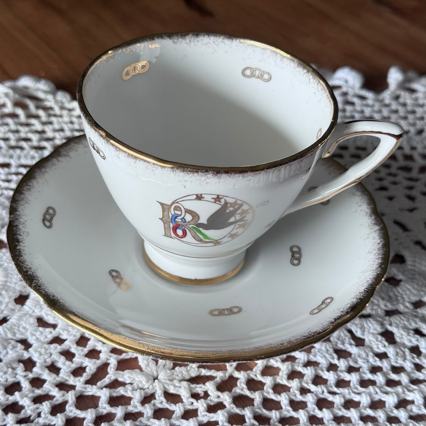 Royal Stafford 'Rebekah' Teacup & Saucer Set