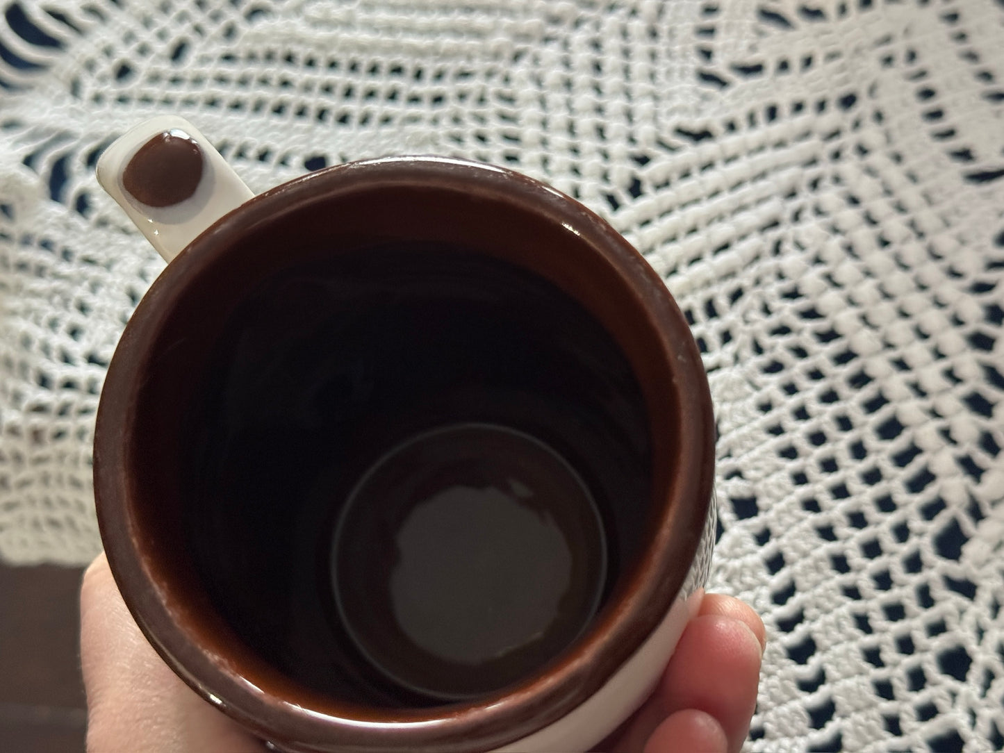 Beauce Stoneware Pottery Fruit Motif Mugs