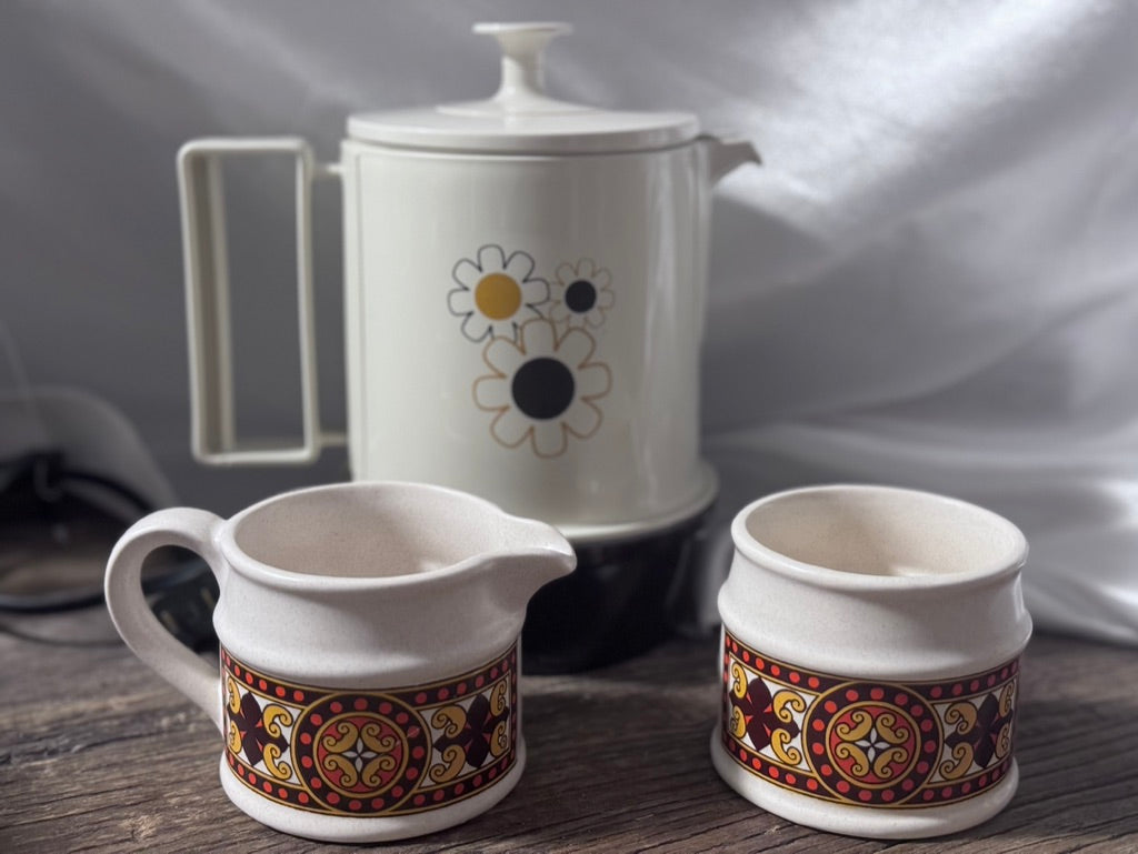 Sadler Cream & Sugar Bowl