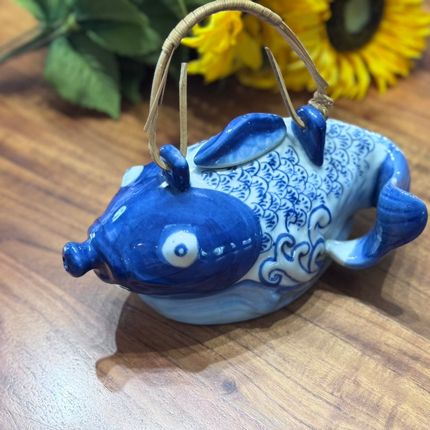 Koi Fish Decorative Teapot