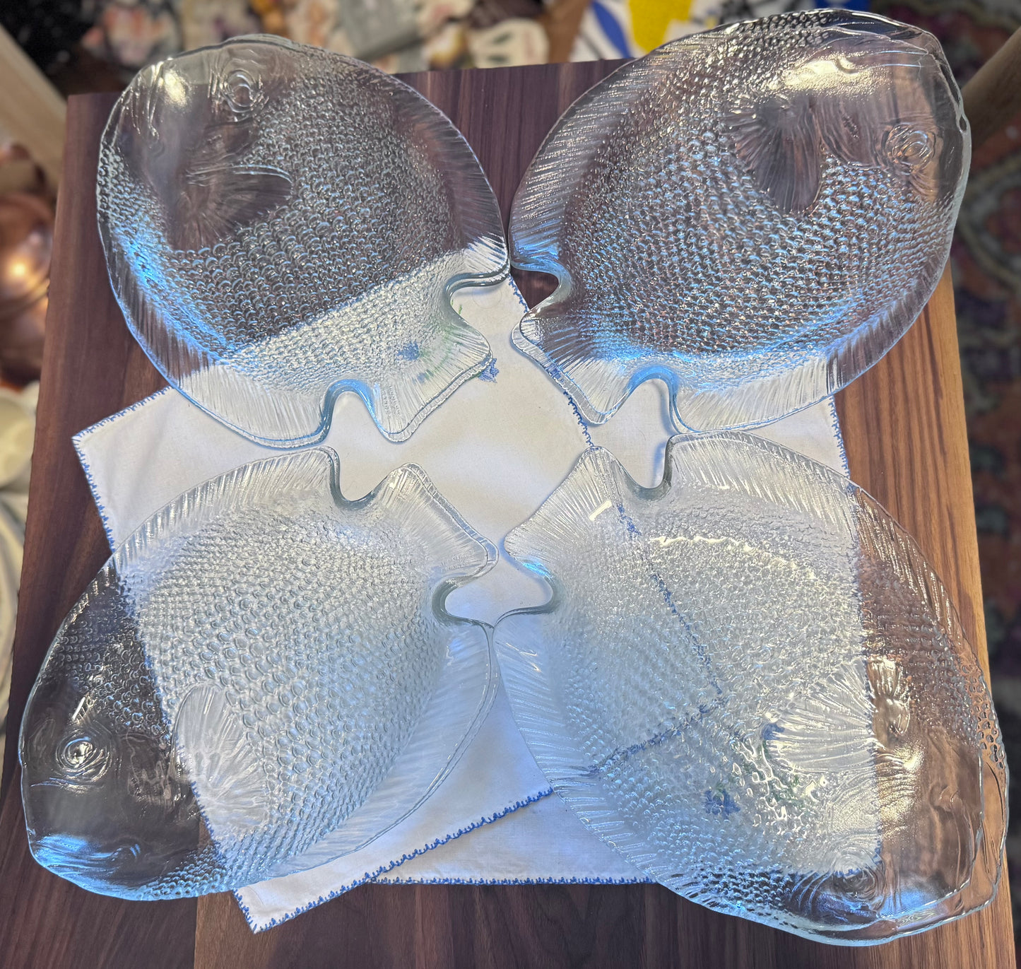 Arcoroc France Fish Plates