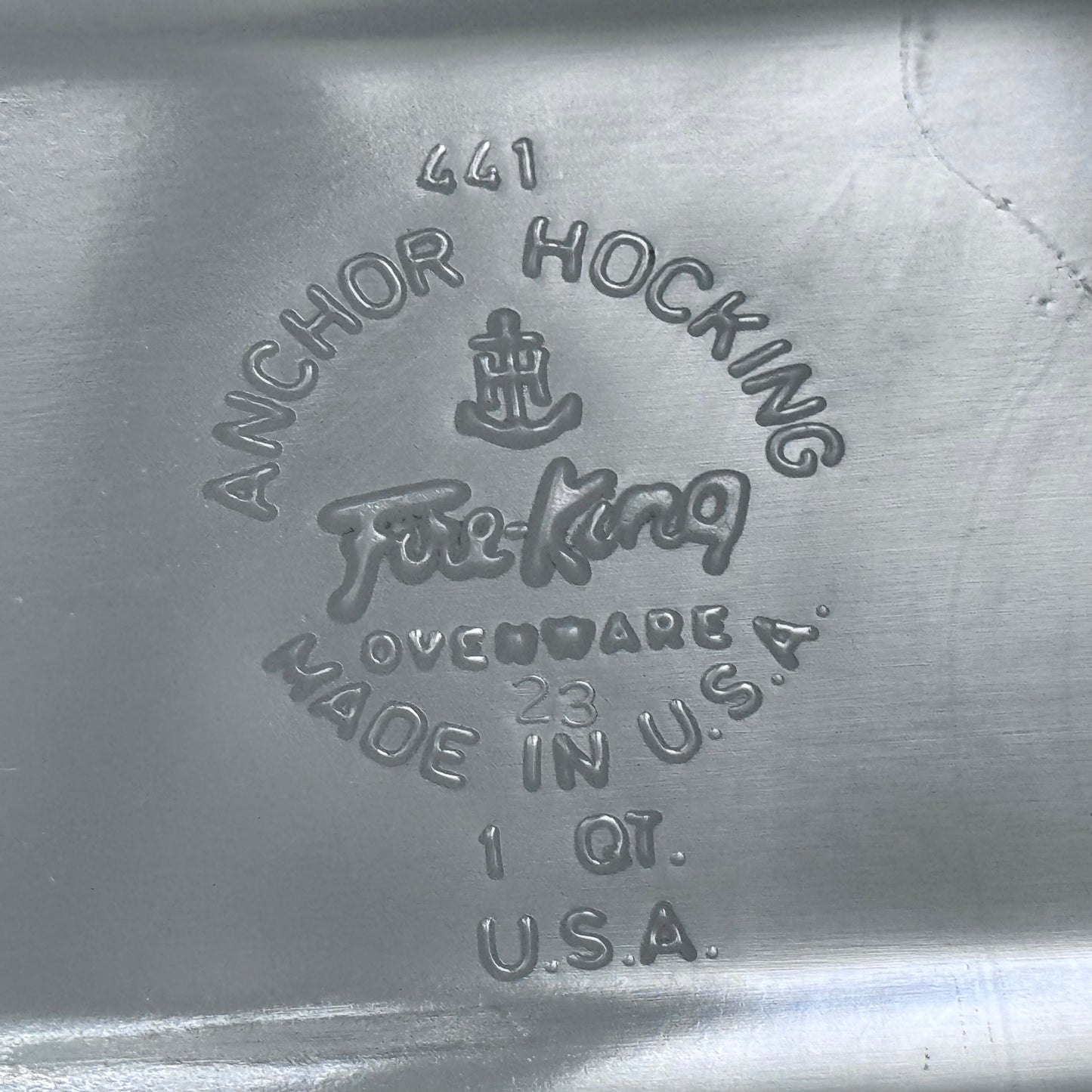 Anchor Hocking Fire King 1QT Baking Dish/Loaf Pan