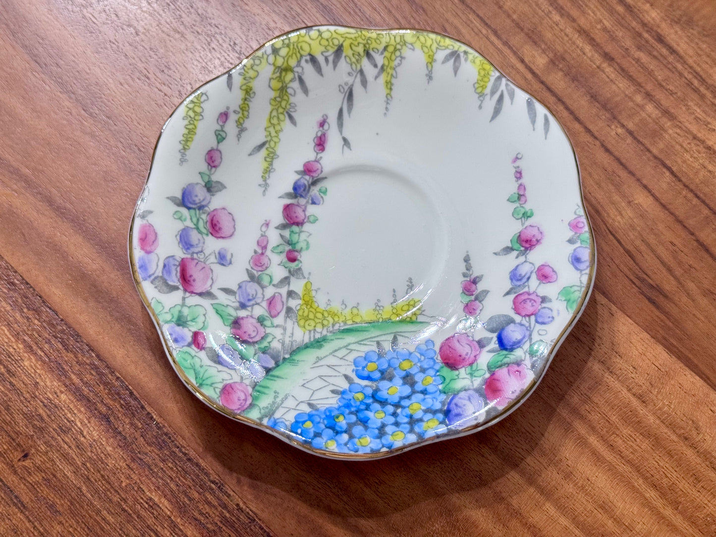 Foley Bone China Teacups and Saucers