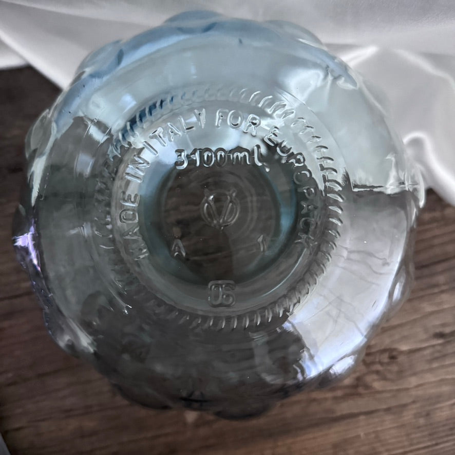 Blue Italian Glass Jar