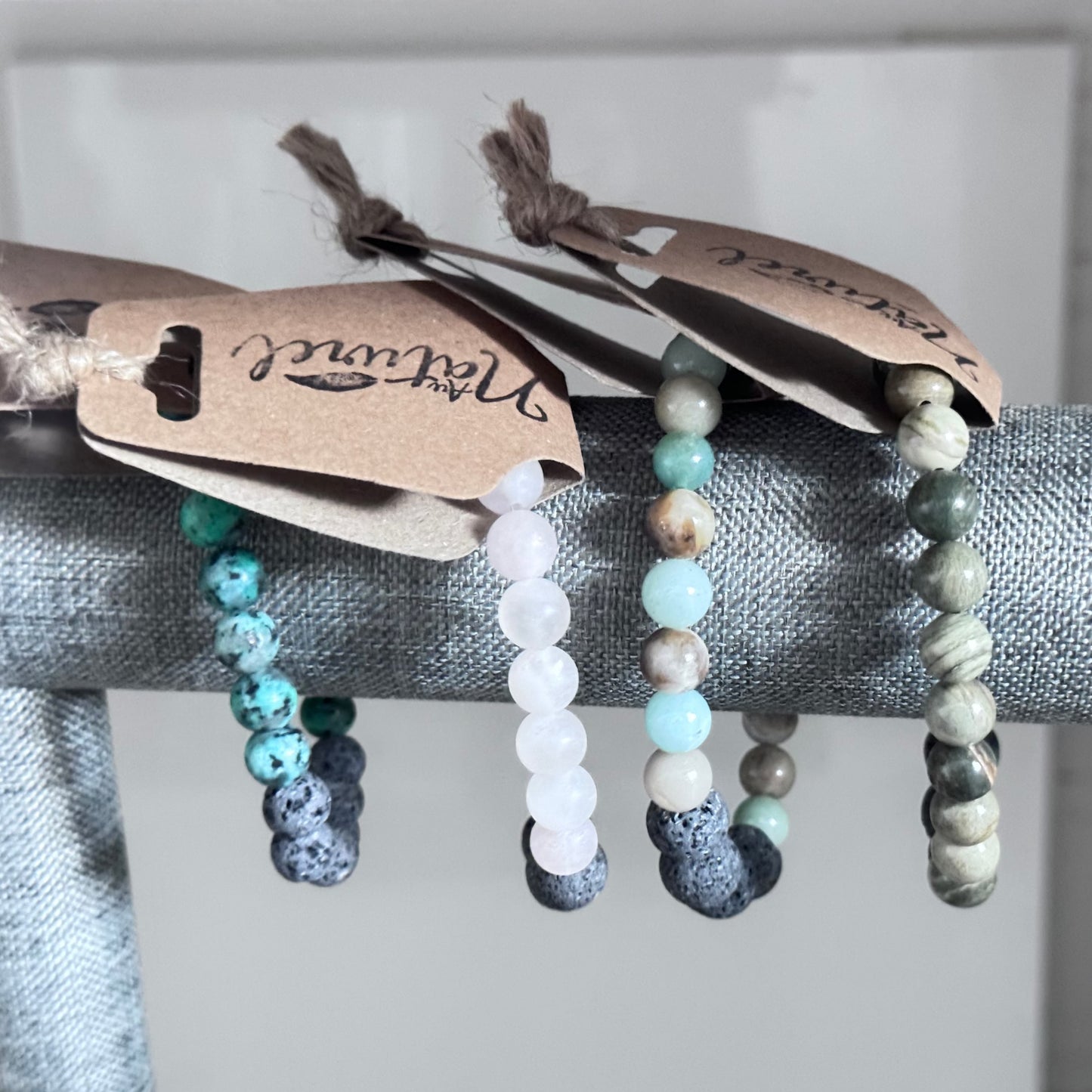 Rock Diffuser Bracelet - Natural