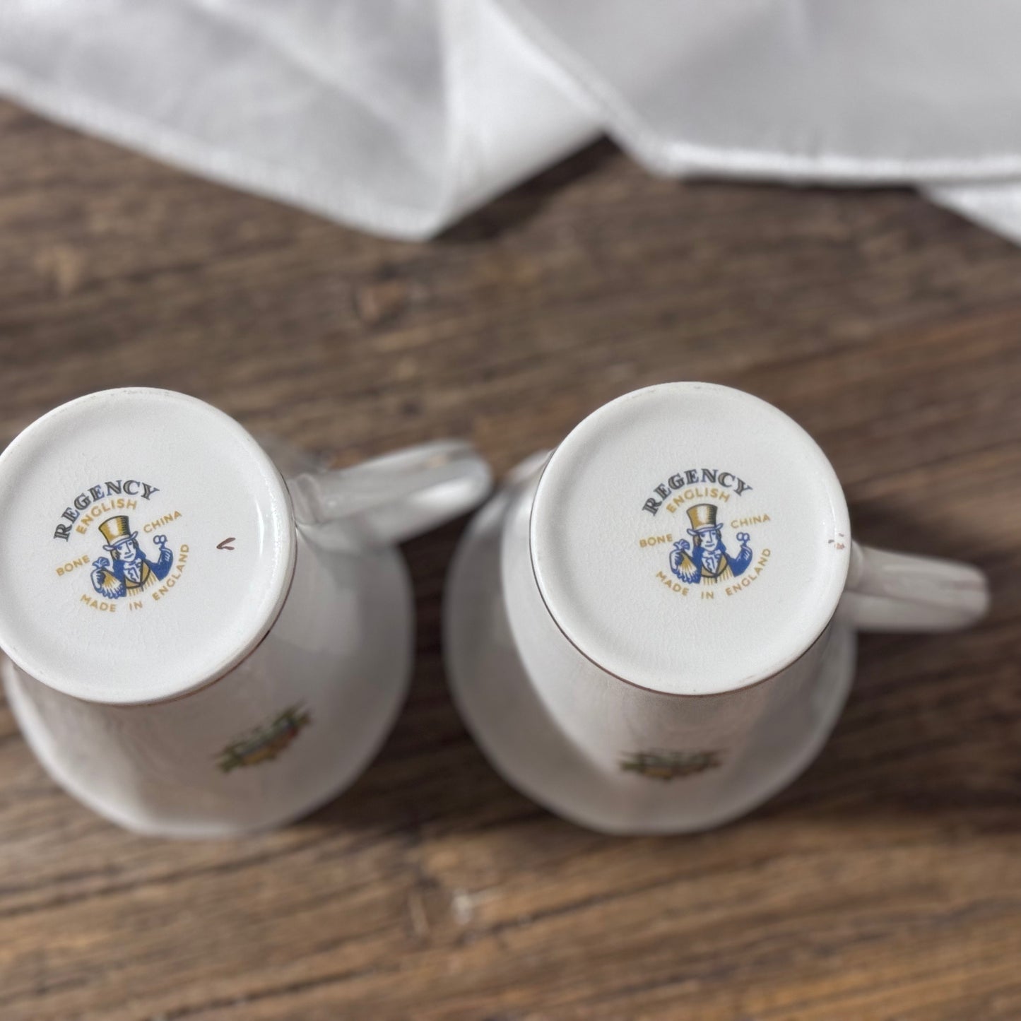 Regency England 'Parliament Buildings Ottawa' Bone China Coffee Set