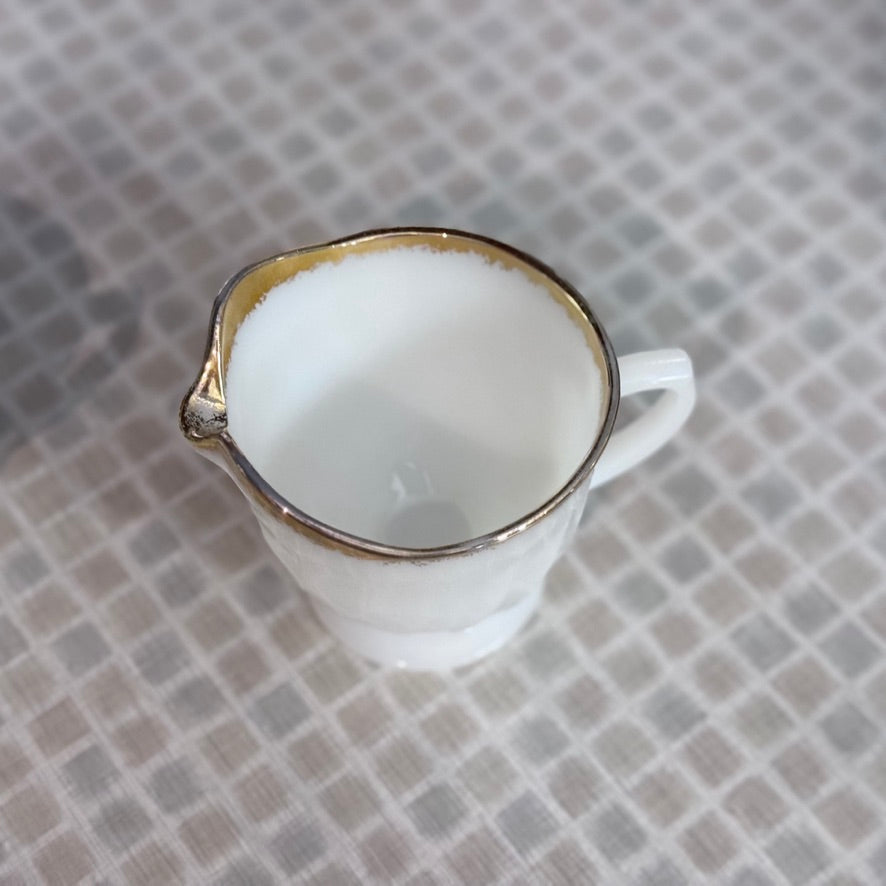 Fire King Milk Glass Cream & Sugar Set