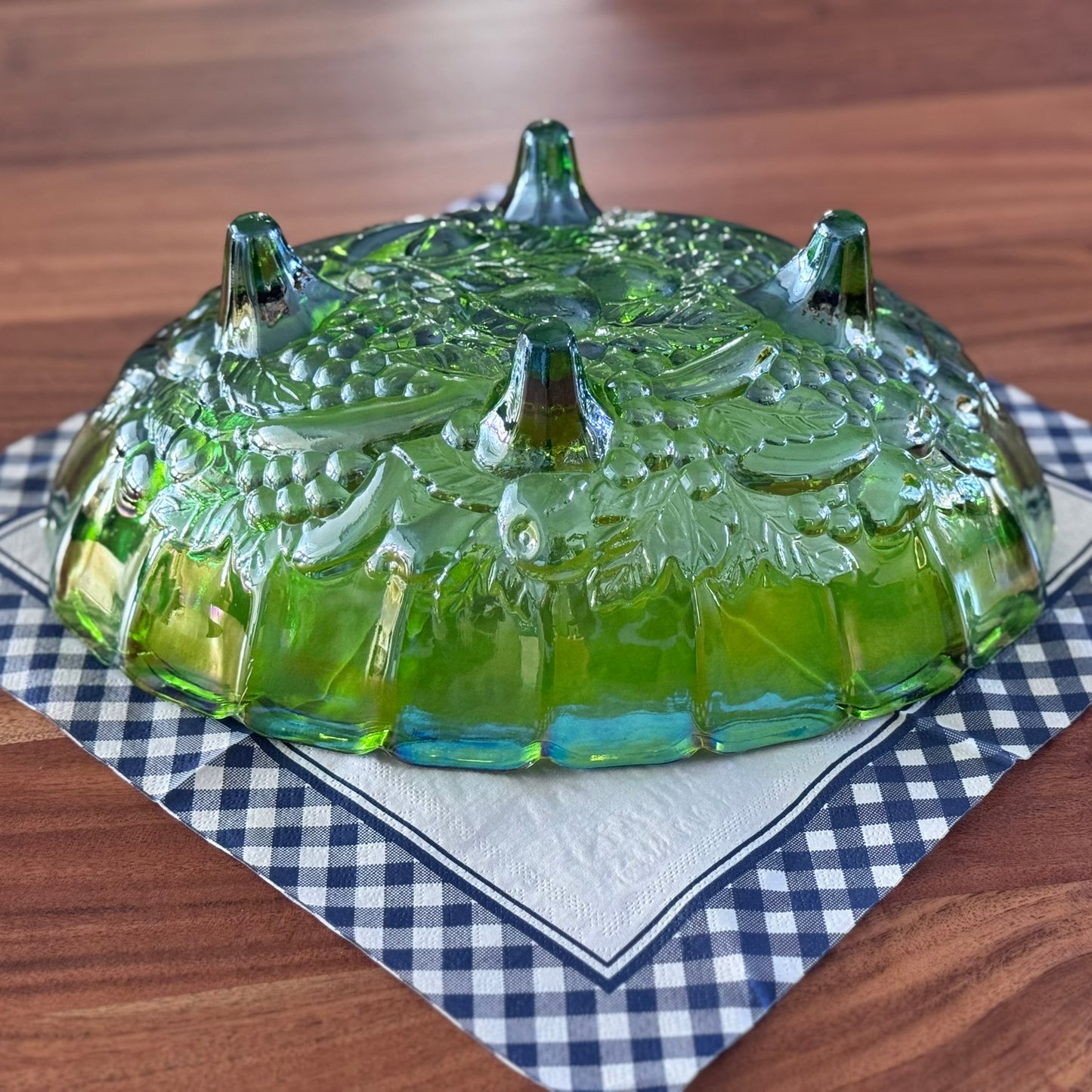 Indiana Glass/Carnival Glass Harvest Oval Bowl