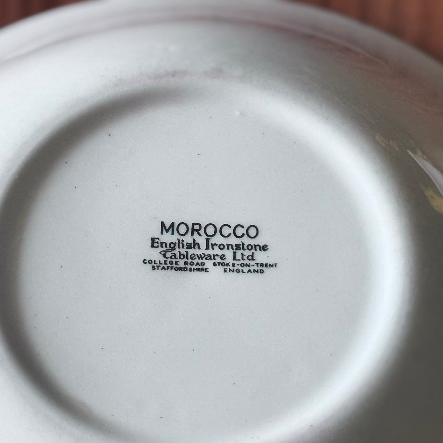 English Ironstone 'Morocco' Dinnerware