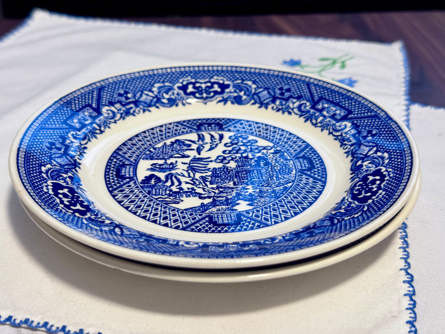 Blue Willow Saucers
