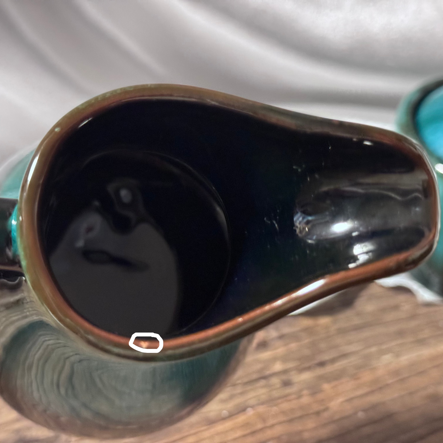 Blue Mountain Pottery Cream and Sugar