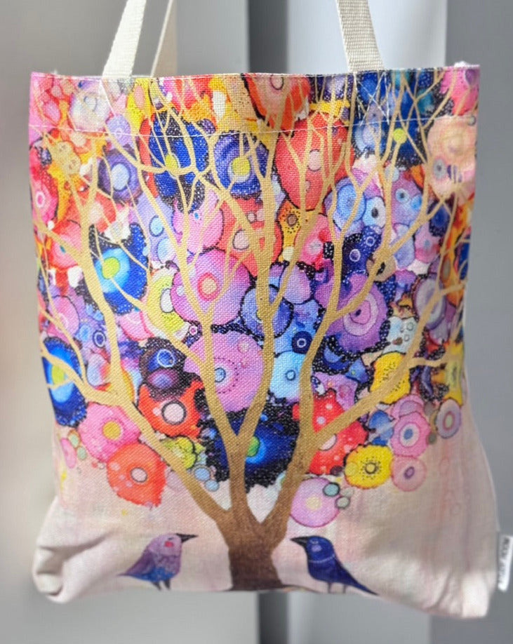 Bird and Tree Tote Bag