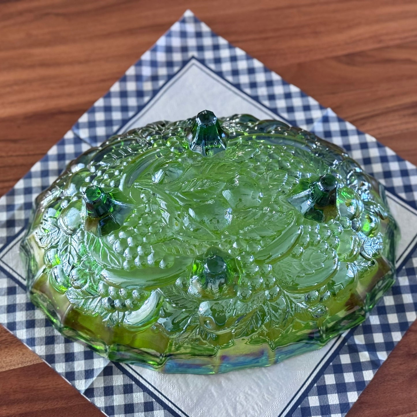 Indiana Glass/Carnival Glass Harvest Oval Bowl