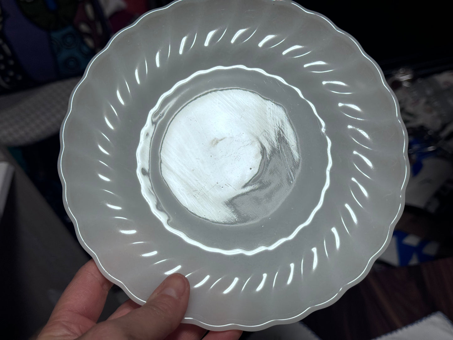 Anchor Hocking Fire-King Swirl Salad Plates