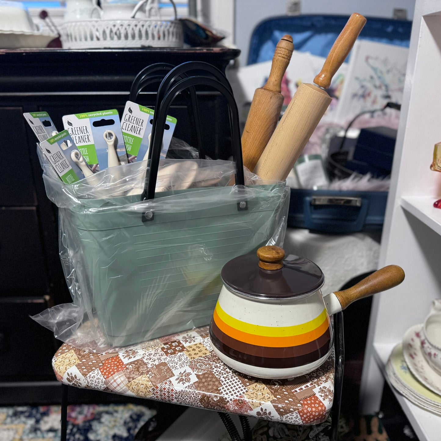 Vintage Fondue Pot