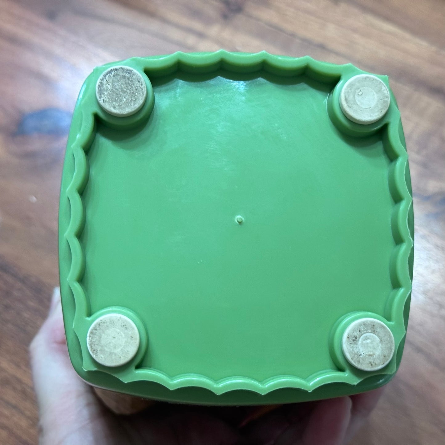 Vintage Avocado Green Hand-Crank 'Swing-A-Way' Ice Crusher