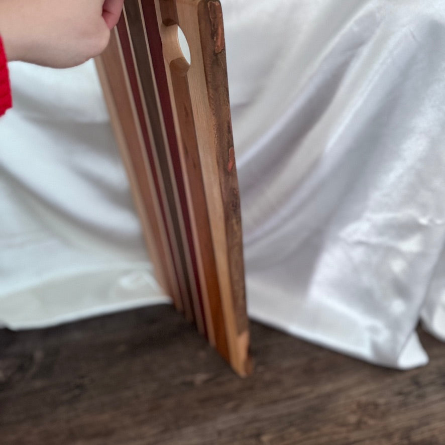 Mixed Wood Cutting Board