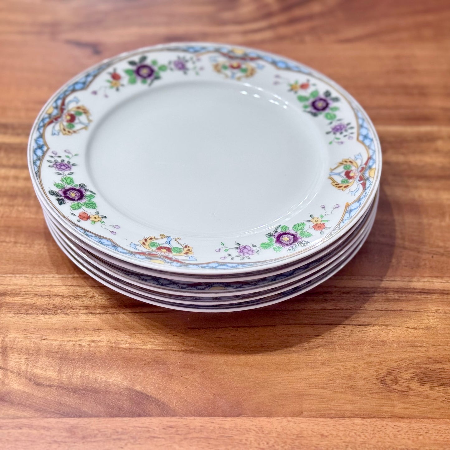 Hand Painted Nippon Lunch Plates