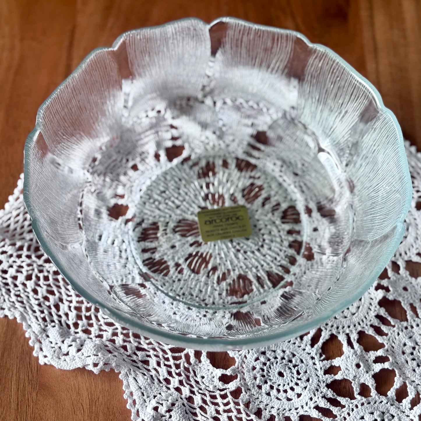 Arcoroc 'Fleur' Dessert/Salad Bowls