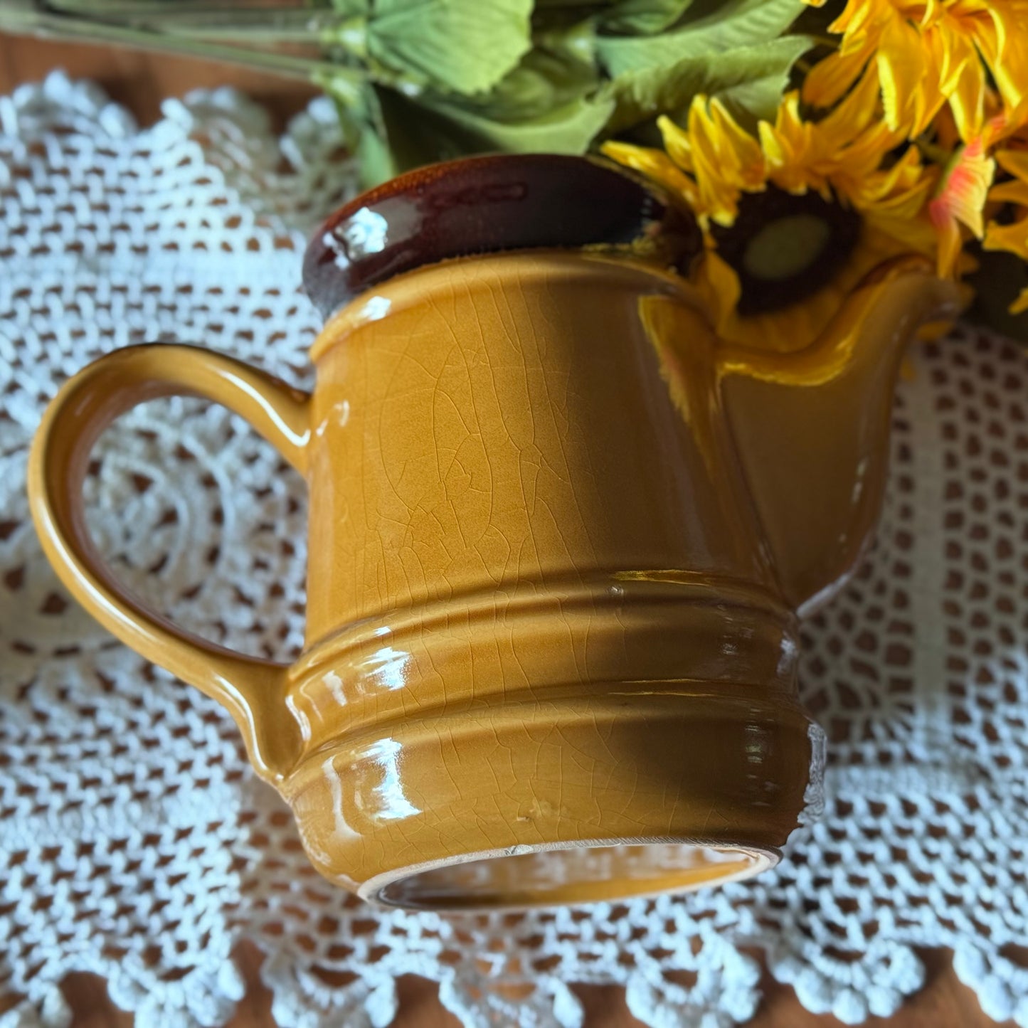 Large Vintage Ceramic Jug/Tea/Coffee Pot