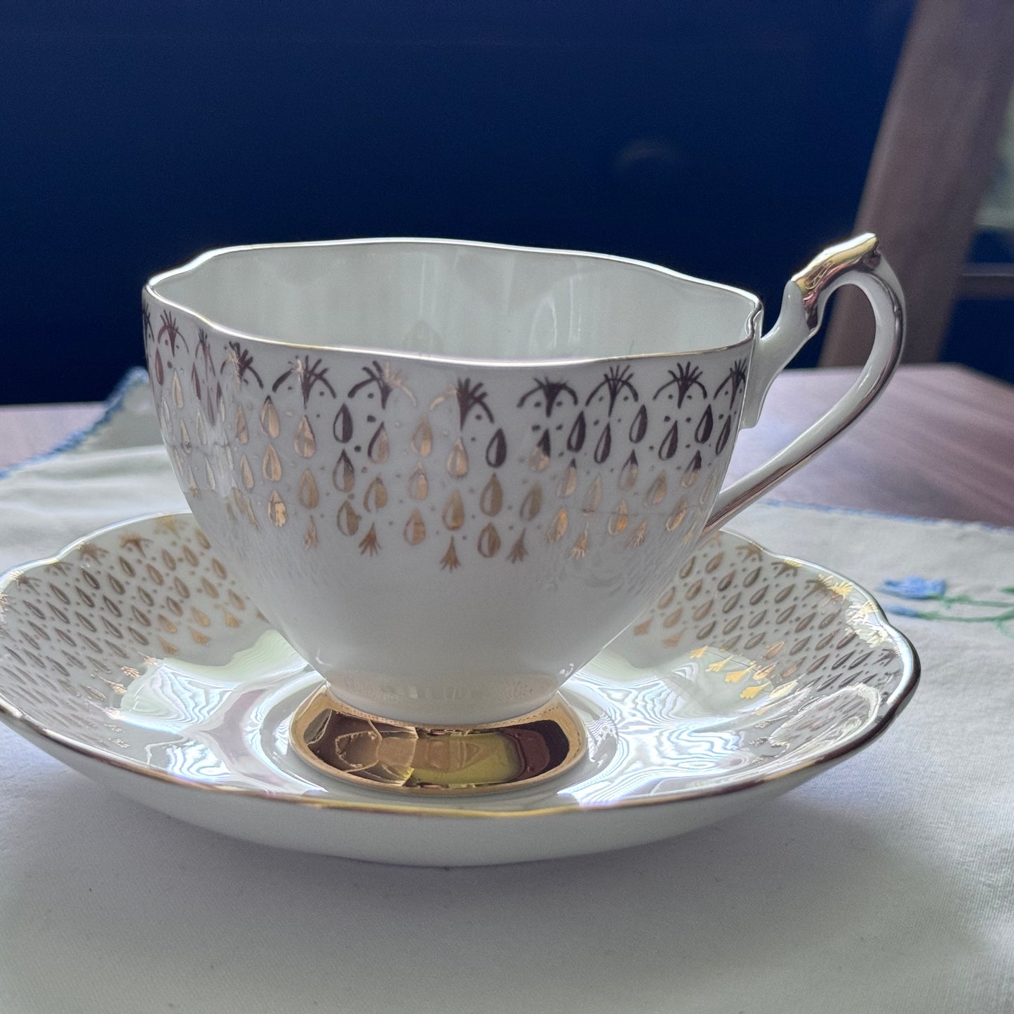 Queen Anne N 201 Tea Cup and Saucer
