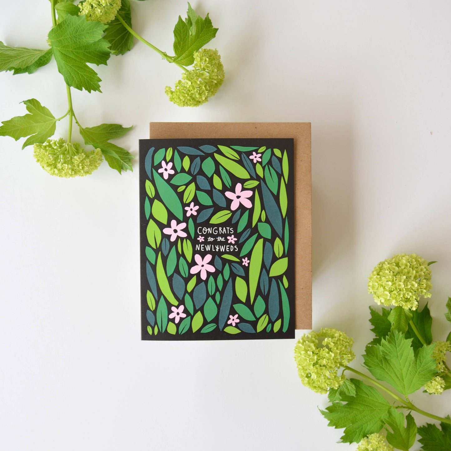 Wildflower Wedding Card