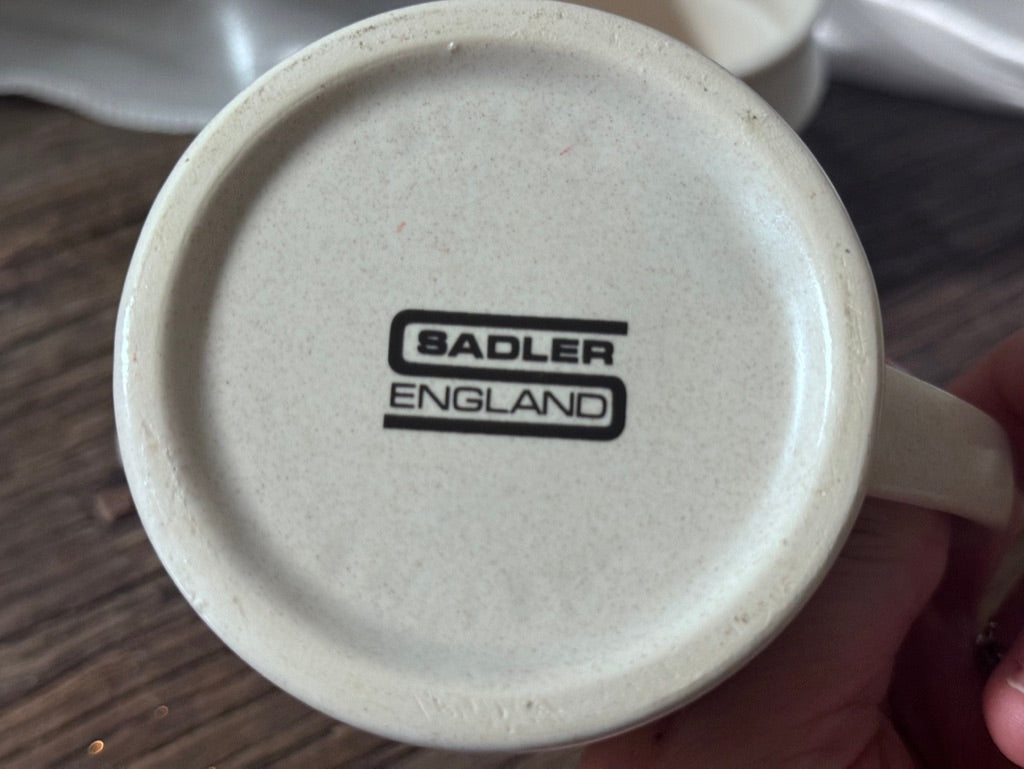 Sadler Cream & Sugar Bowl