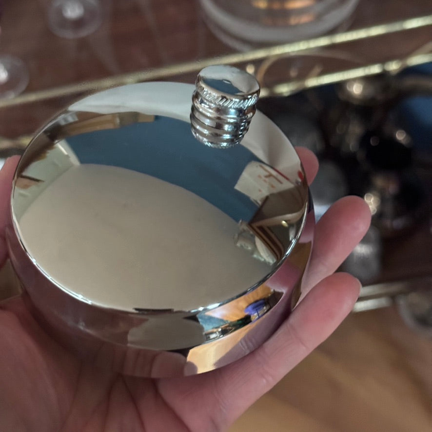 Vintage Pinwheel Glass Cocktail Shaker